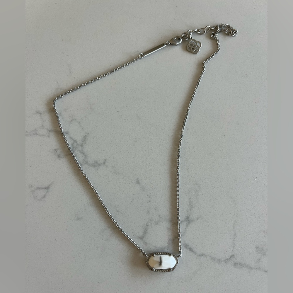 Kendra Scott Silver necklace.